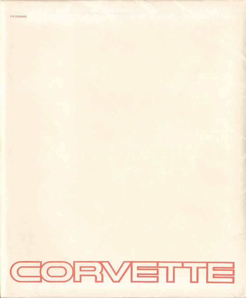 1984 Chevrolet Corvette Prestige Brochure